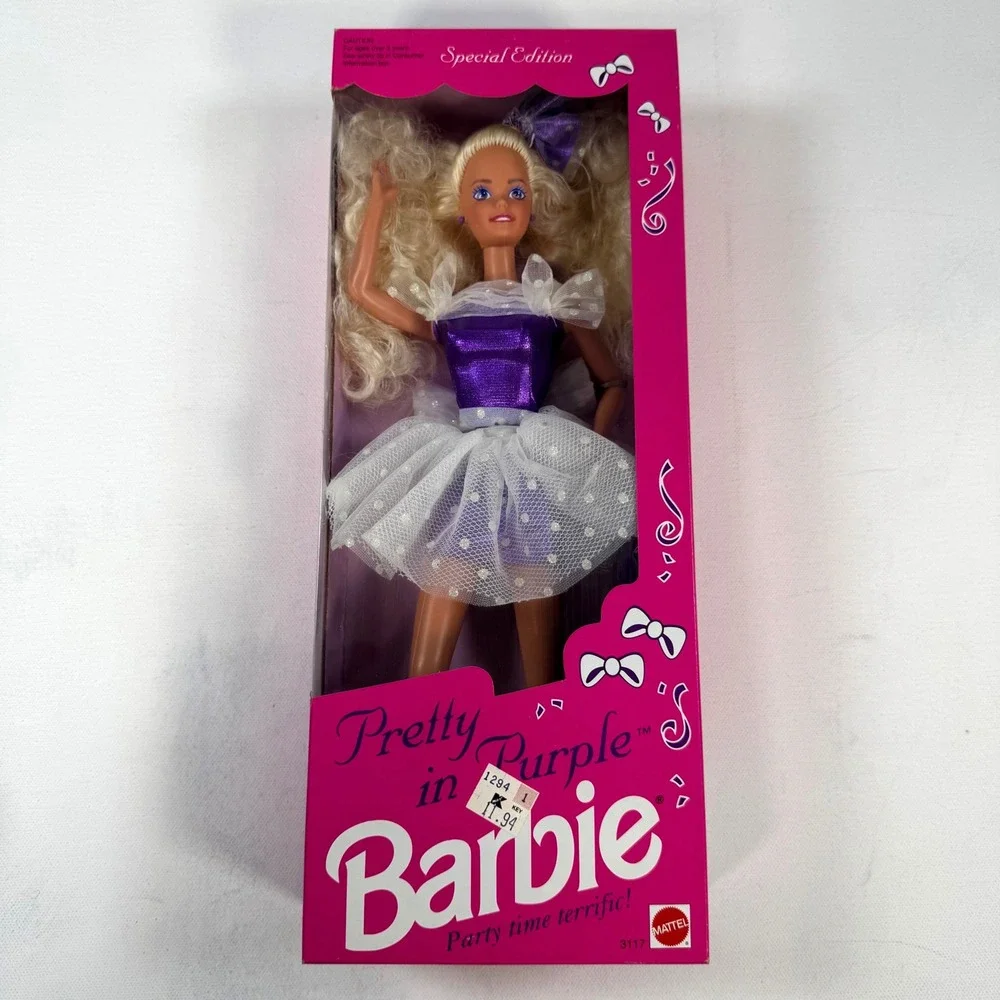 Mattel Pretty in Purple Barbie Special Edition 1992 Vintage Doll 3117 NIB